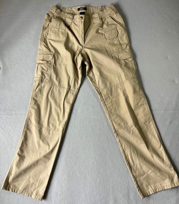 5.11 Tactical Pants - 5.11 Tactical Women's Taclite Pro Ripstop Khaki Cargo Pants, Women's 14 Long
